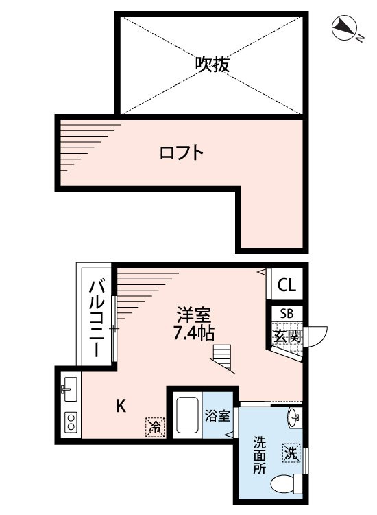 MarinStudio和白の間取り