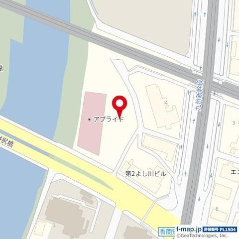 ＬａＳａｎｔｅ大橋リバーサイドテラスの地図|地図