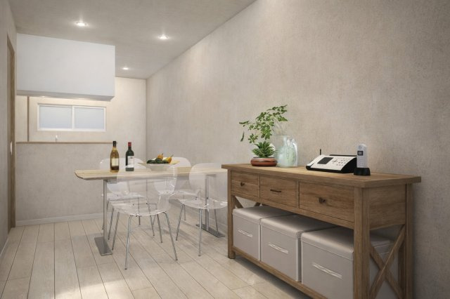 新堂3丁目　建築条件付土地の完成予想図|―LDK13.62帖パース― 新築参考プラン/建物面積66.70ｍ2、建物価格1599万円