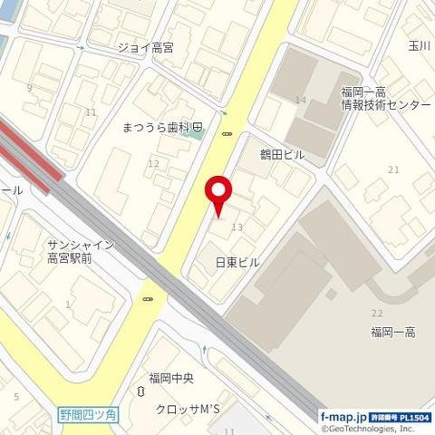 アクシオン高宮駅前グラシアの地図|地図