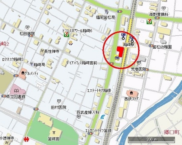 Ａｄｅｎ箱崎駅前の地図|地図