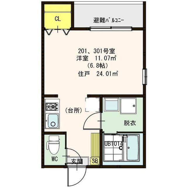 CFハイツ小岩 の間取り