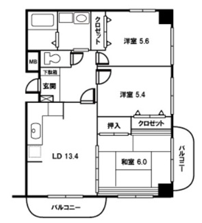 【間取り】 | モーニングパーク朝霞