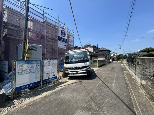 新築　高崎市新保町第３　Livele Garden.S　１号棟の駐車場|現地写真　駐車スペースは並列2台分可能です！
