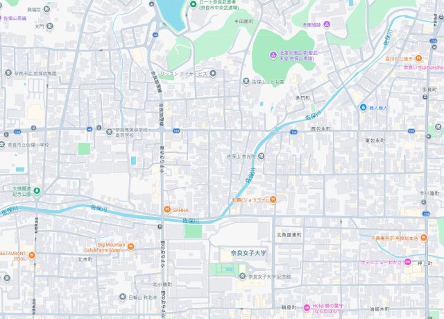 1(土)2(日)現地説明会　奈良市西笹鉾町の地図