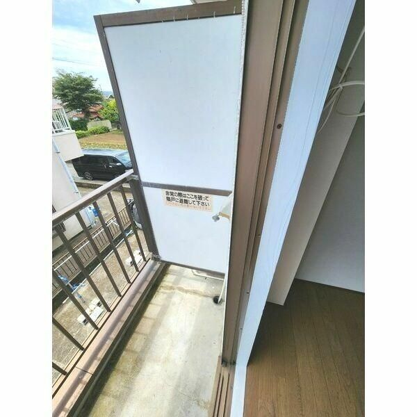 ルシエール伊勢原のバルコニー