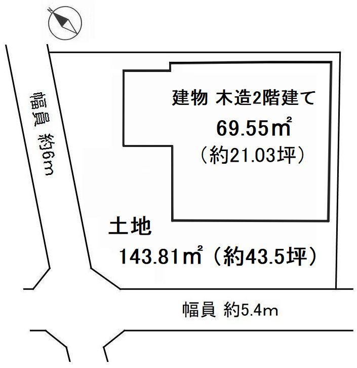 知多市新舞子字浜田の区画図
