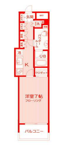 日神デュオステージ横濱マリンスクエアの間取り