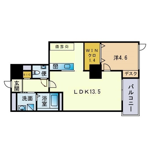 Ｓ－ＦＯＲＴ警固タワーの間取り