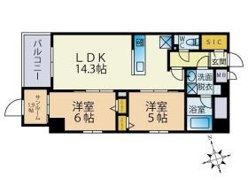 Odaki Bldg OTEMONの間取り|間取り図