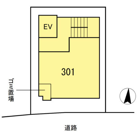 フィオーレ大濠公園の区画図