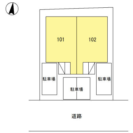 D-room賀茂 弐番館の区画図