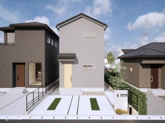 【外観パース】 | 城陽市寺田尼塚　32号地　売土地　建築条件付き