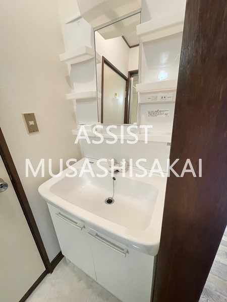 マンションふじの独立洗面台