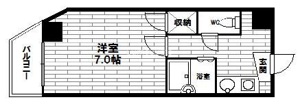 ラピス天満橋の間取り