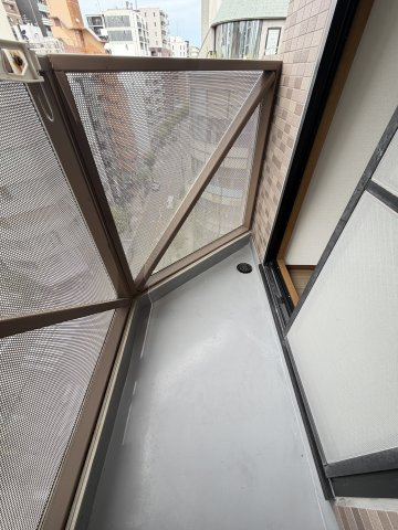 ラピス天満橋のバルコニー