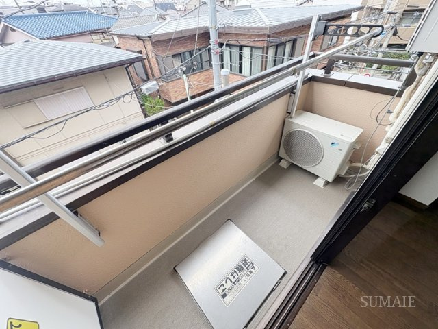 ドミール板橋本町のバルコニー|洗濯物が干せるバルコニー☆