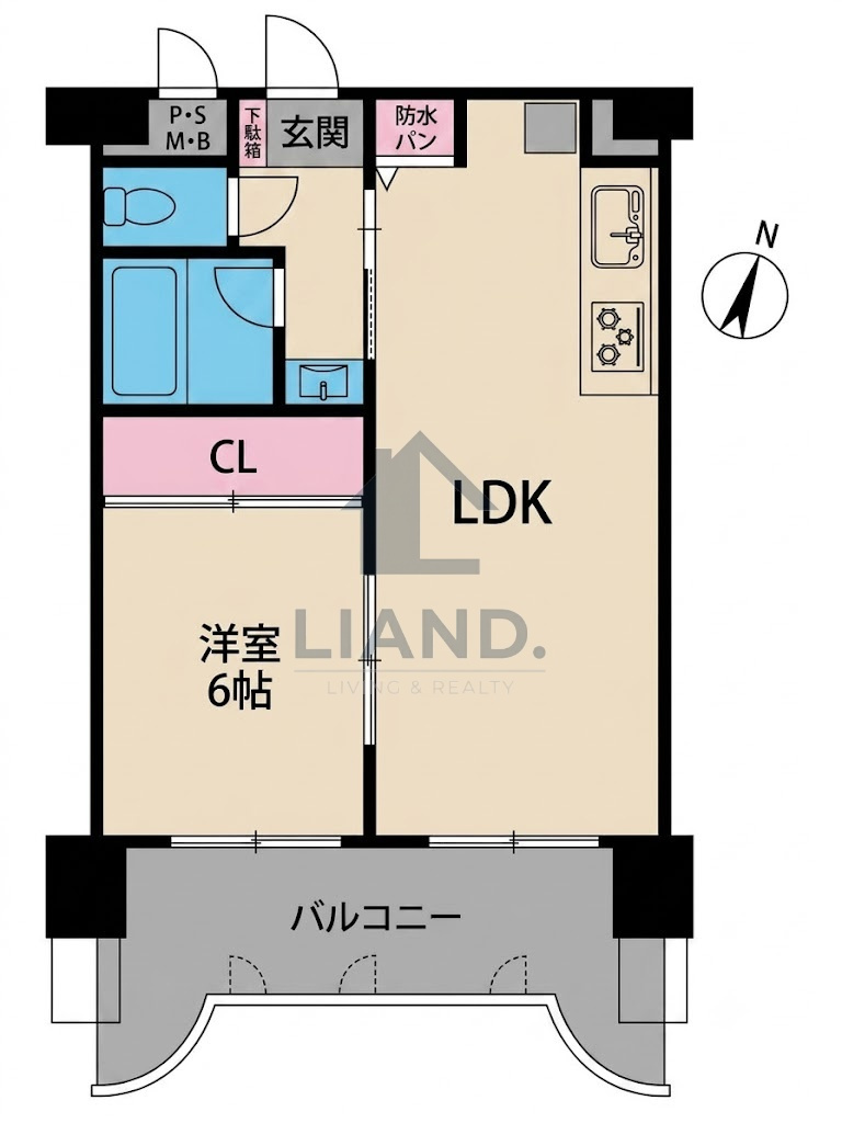 ニューライフ薬院　警固小学校区の間取り|ニューライフ薬院