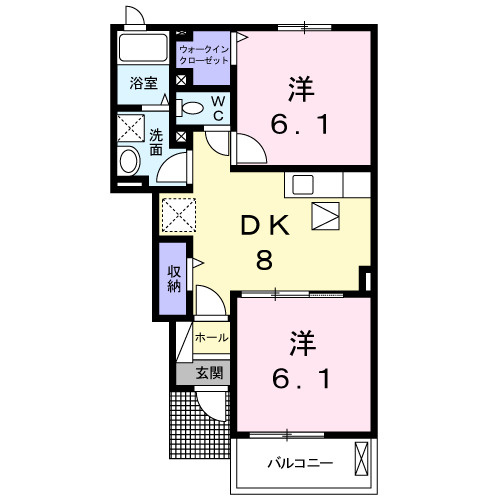 【間取り】 | フィデールＡ棟