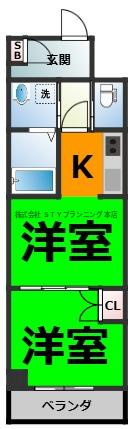 仲介手数料0円！コアレジデンスの間取り