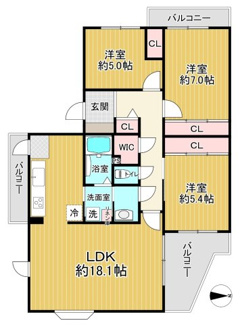 【間取り】 | エステート鶴牧