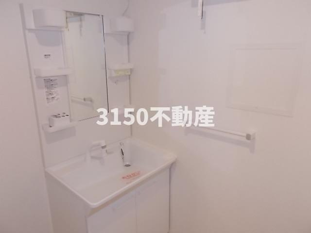 アリアⅡの洗面所|広い洗面スペース