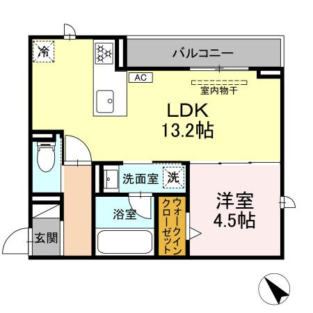 D-avance佐藤一丁目の間取り