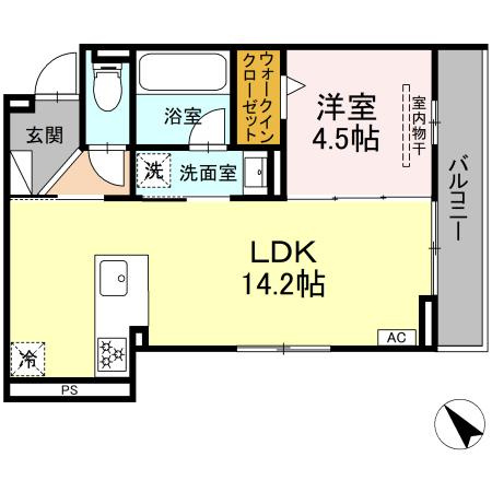 D-avance佐藤一丁目の間取り