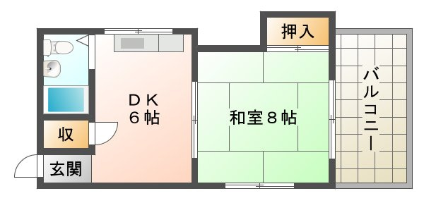 シーライフ岡田の間取り