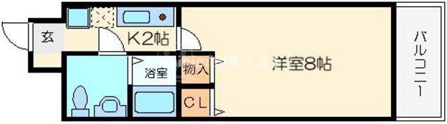 ドミール桜川の間取り