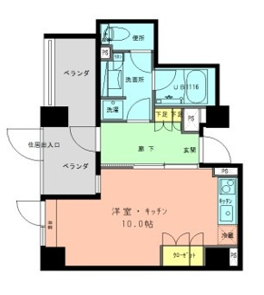 【間取り】 | ラフィネジュ学芸大学 | 間取りです。