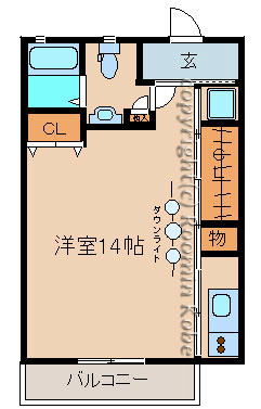 プチオランジェの間取り