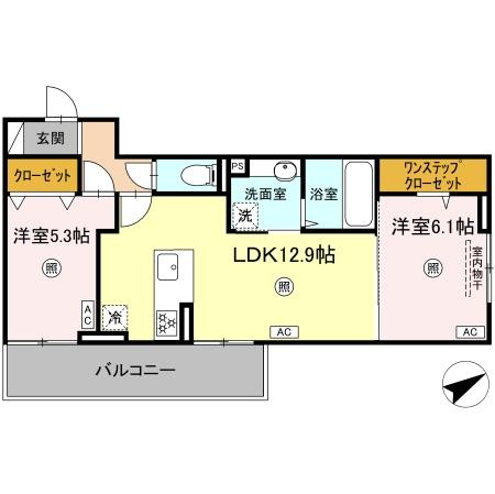 ペルへ尾ノ上の間取り