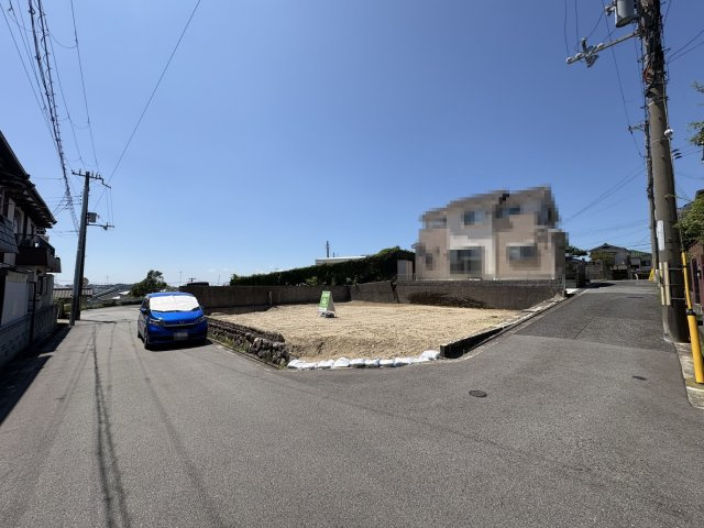 神戸市北区鈴蘭台東町7丁目土地の前面道路含む現地写真