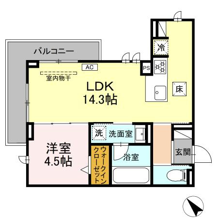 D-avance佐藤一丁目の間取り