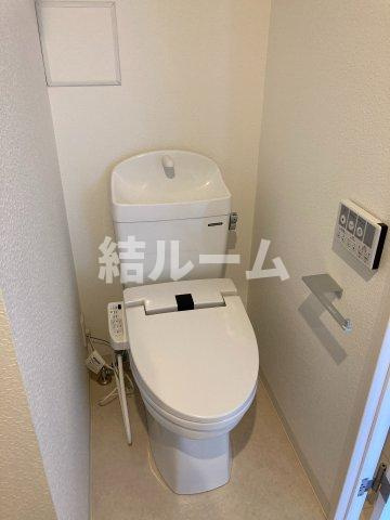 北区豊島２丁目の賃貸マンションのトイレ