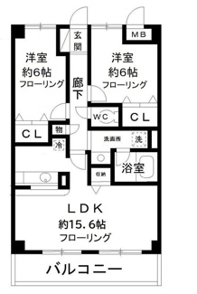【間取り】 | ゼファーシャン・ティオン蘇我弐番館 | 間取りです。