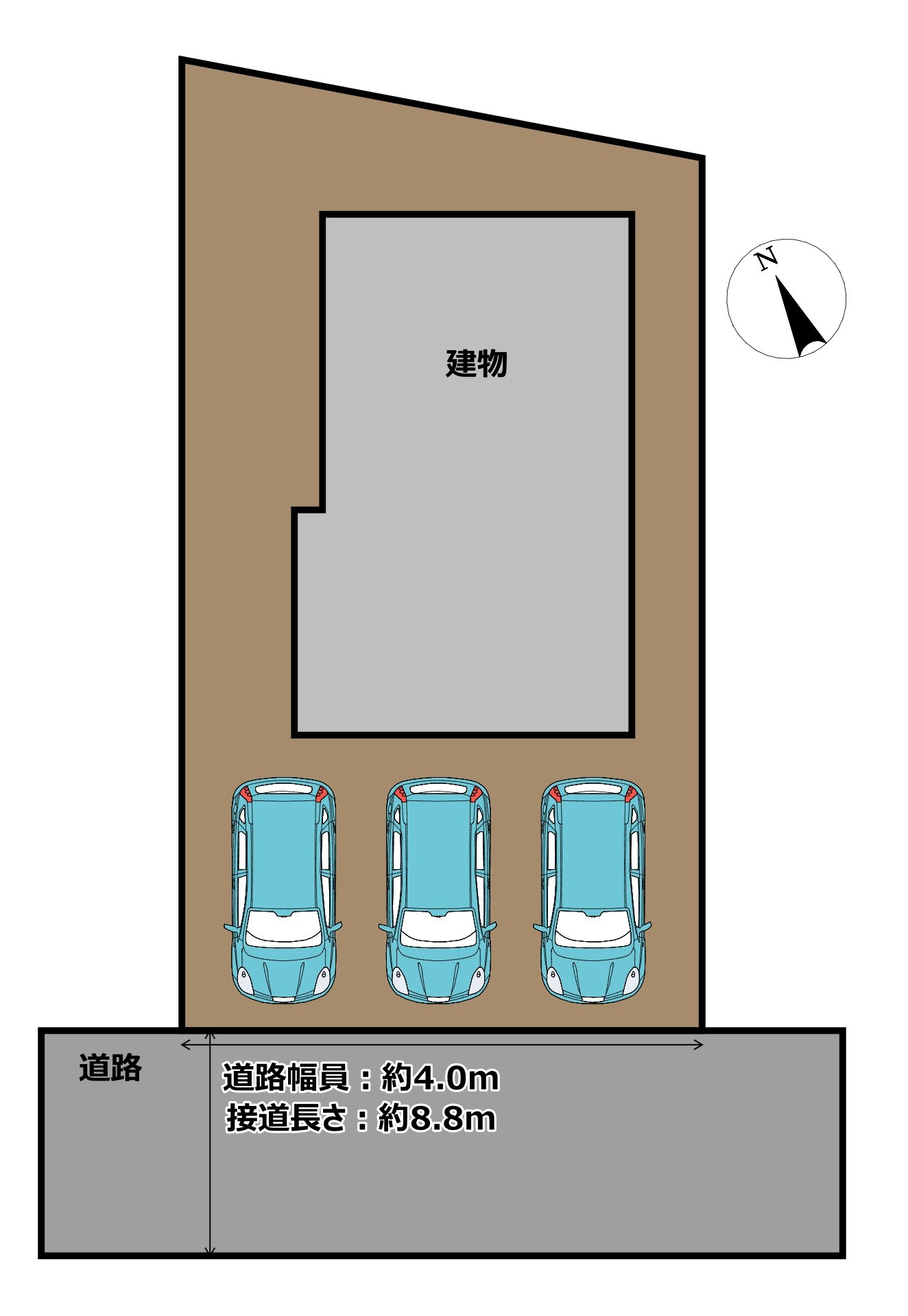 幸田町芦谷の区画図
