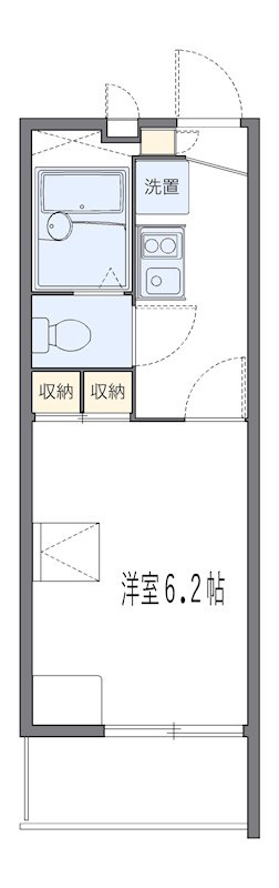 レオパレスフォレストUの間取り