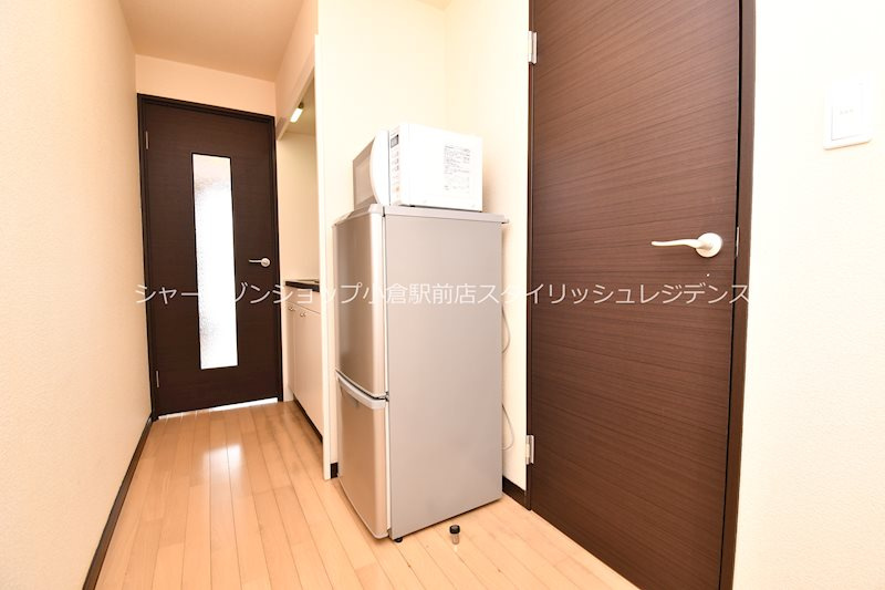 レオネクストアリエッタ桜橋の設備|冷蔵庫・電子レンジ付き