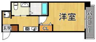 SWISS立花の間取り