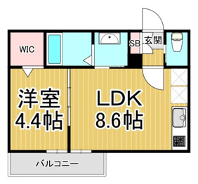 CASA立花の間取り