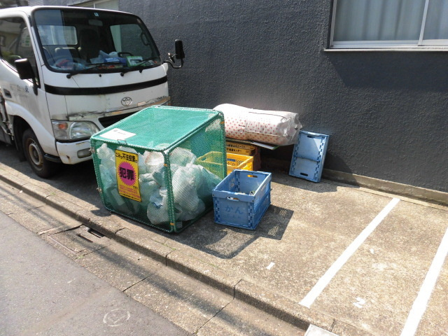 上板橋IMAハウスのその他共用部分|敷地内ゴミ置き場です！