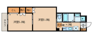 【間取り】 | フロール調布ヶ丘 | 間取りです。