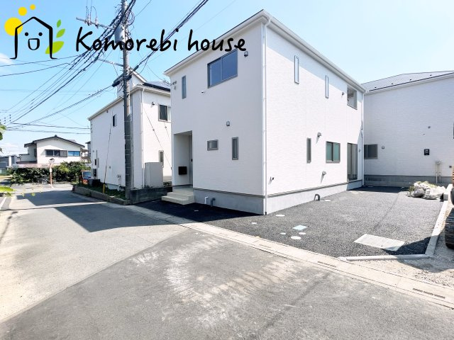 北本市二ツ家第1　新築一戸建て　クレイドルガーデン　01の前面道路含む現地写真|9/25撮影