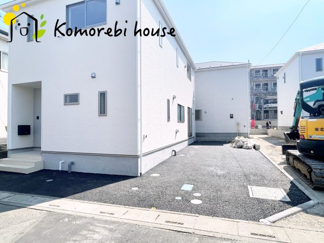 北本市二ツ家第1　新築一戸建て　クレイドルガーデン　01の駐車場|9/25撮影