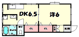 【間取り】 | 山本通ハイツ