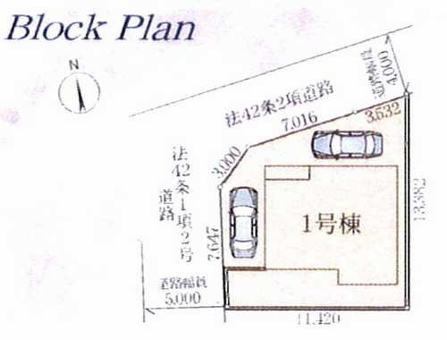 海老名市国分北7期　新築戸建全1棟の区画図