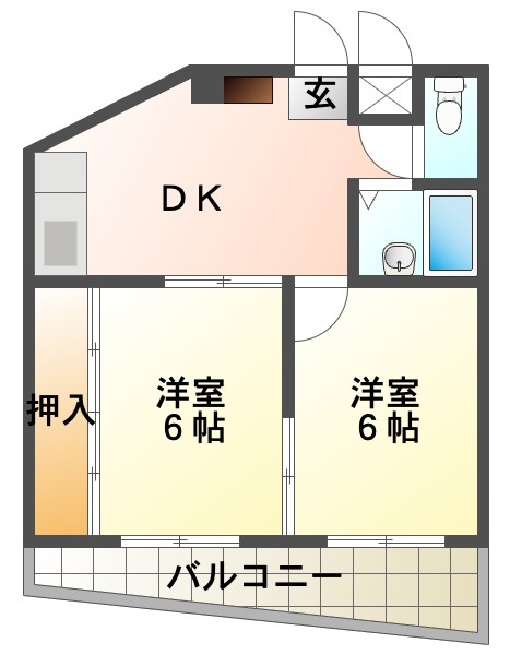 セオコート潤和の間取り