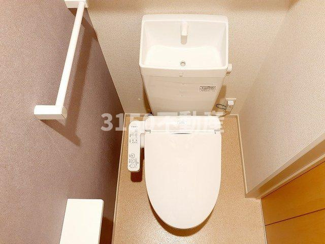 ルナ・ソレイユⅡのトイレ|シンプルで使いやすいトイレです